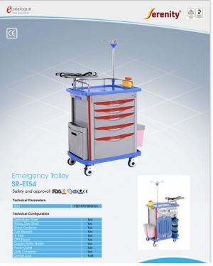 Emergency Trolley SR-ET54 Serenity