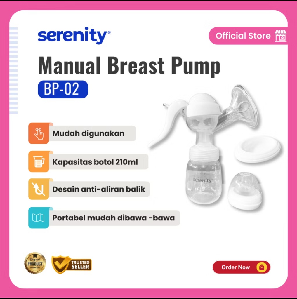 Breast Pump Manual Serenity ( BP 02 )