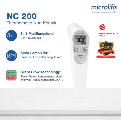 Termometer Digital Non Contact Microlife ( ML - NC 200 )