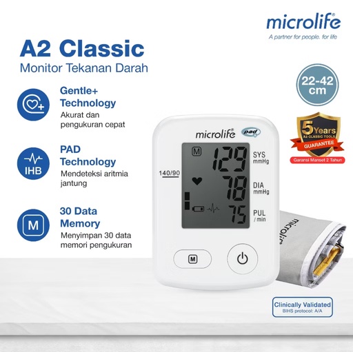 Tensimeter Digital Microlife BP A2 Classic