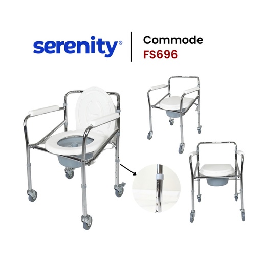 Commode Chair Roda Serenity FS 696