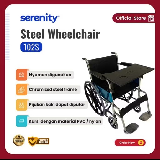 Kursi Roda Racing + Dining Table Serenity 102S+