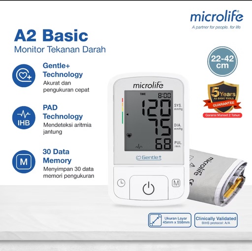 [#5] Tensimeter Digital Microlife BP A2 Basic